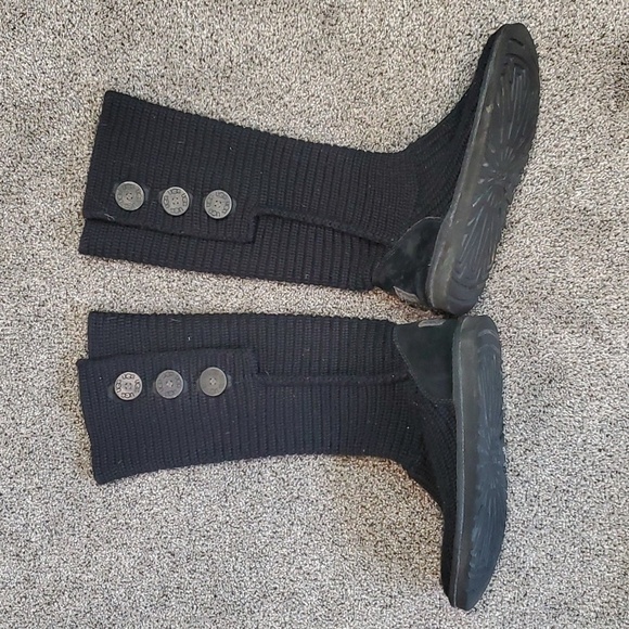 Ugg Australia Women 5819 Comfort Tall Sweater Cardi Knit boots shoes sz 9 - Picture 8 of 10